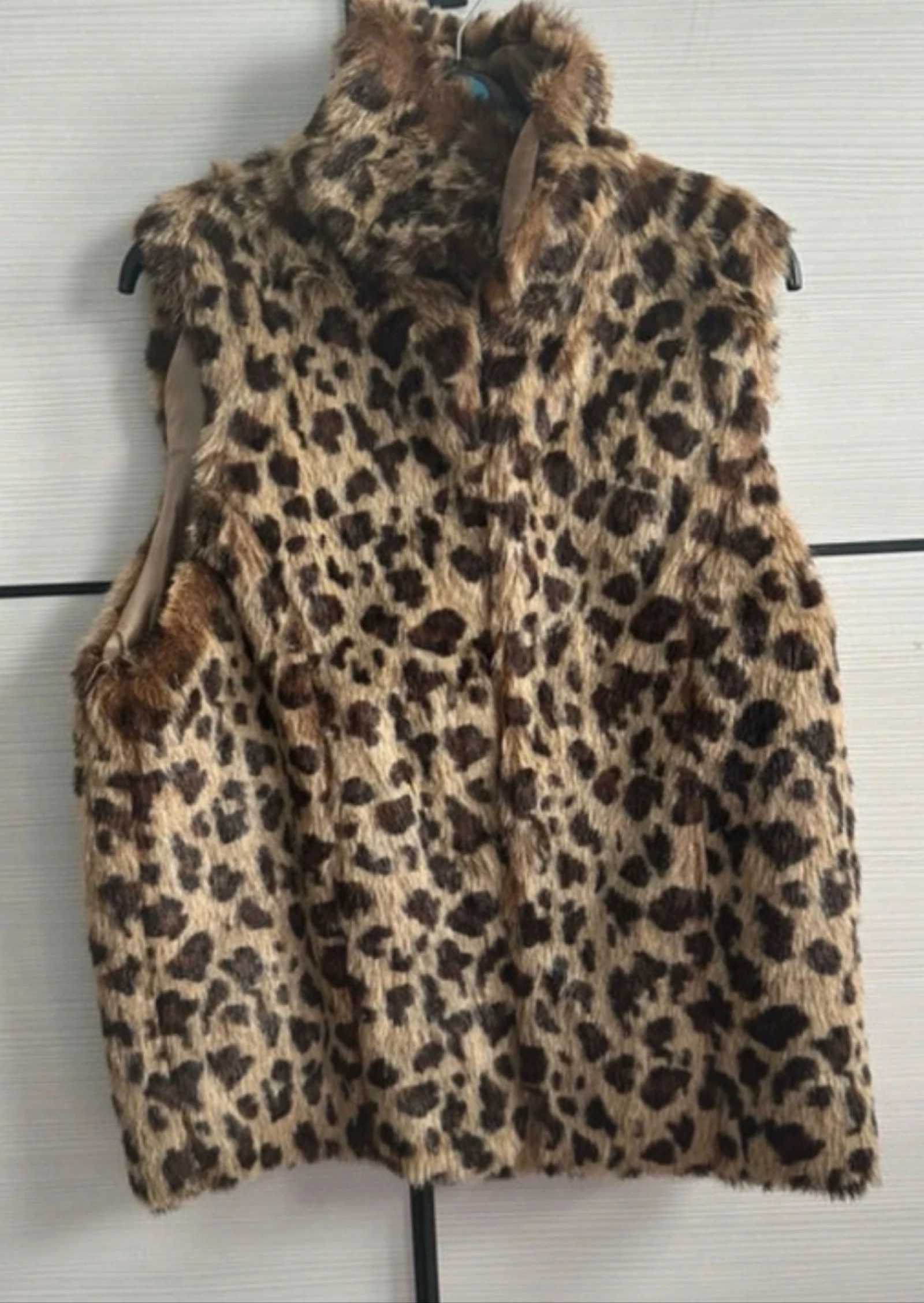 Chaleco de leopardo de pelo - Talla M